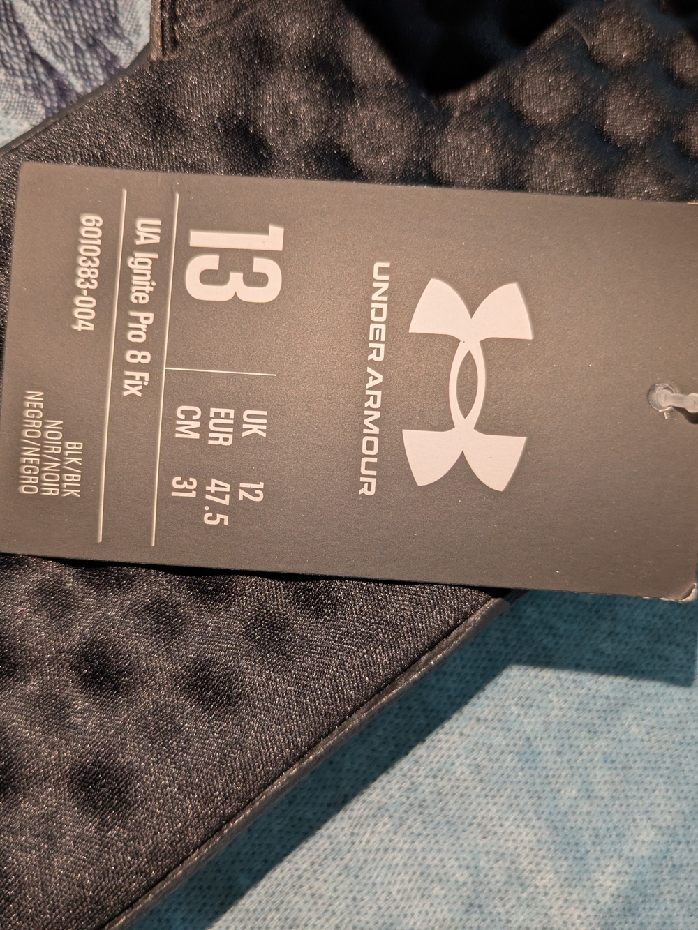 NWT Under Armour Men’s Black Logo Slide Sandals - Picture 6 of 8